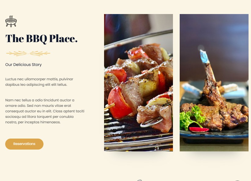 Food Reserveration & Booking Website 2